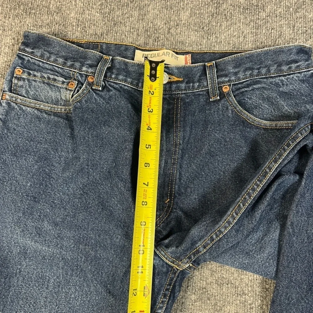 Levi's Men's 505 W36 L32 Regular Fit Jeans Classic Workwear Denim‎ Y2K Dad